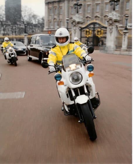 Leading a Royal escort through the palace gates